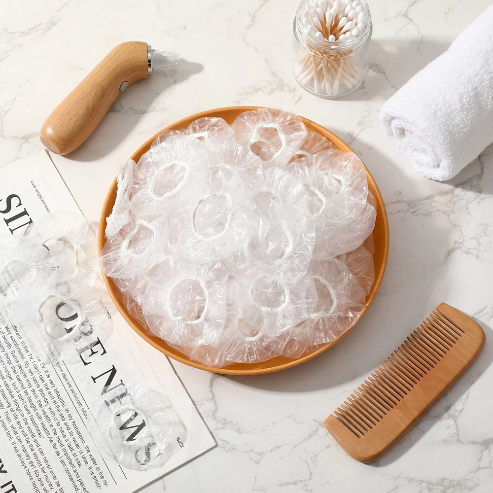Outus protectores transparentes para orejas, ideales para evitar salpicaduras en casa.