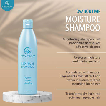 Ovation Hair champú deja cabello suave y manejable.