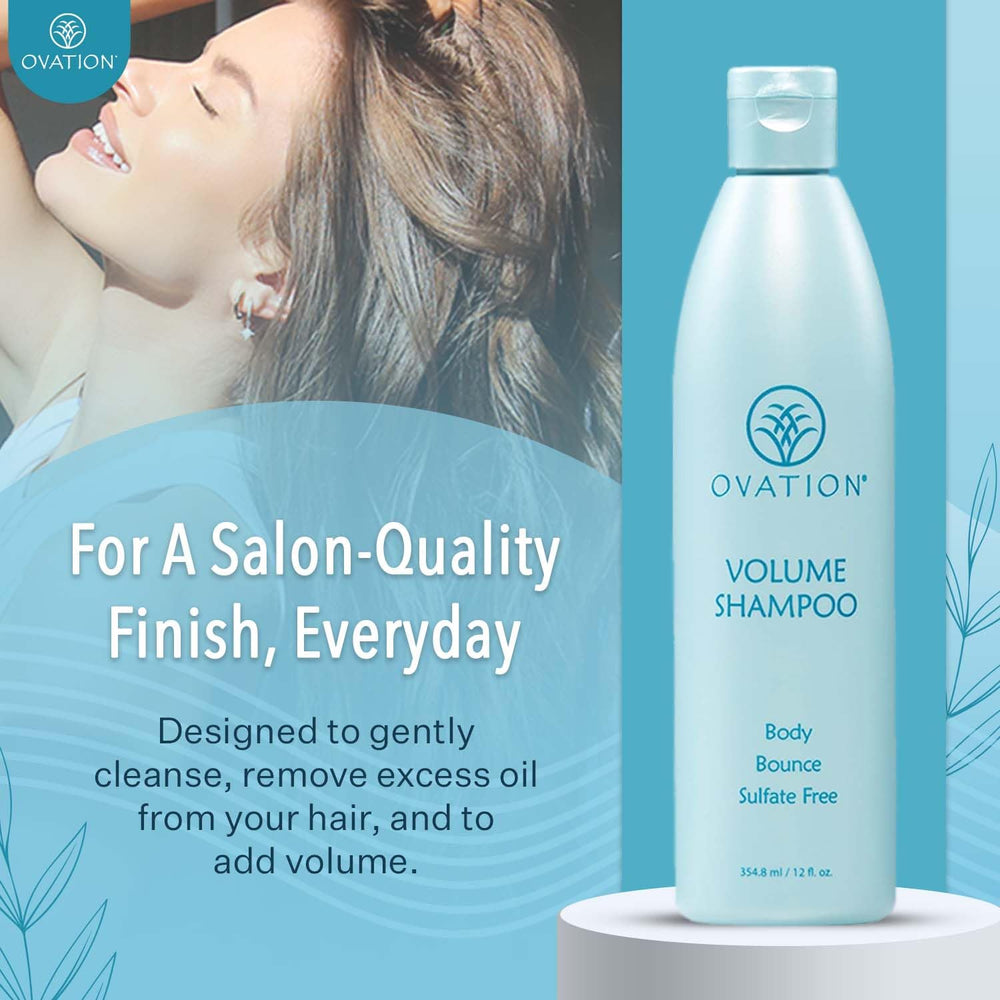 Ovation Hair Volume Shampoo: textura cremosa que realza el volumen y la manejabilidad
