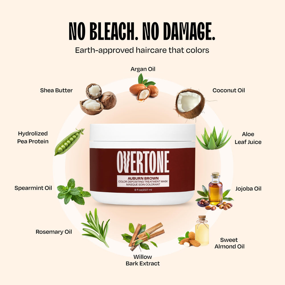 oVertone apto para todo tipo de pelo: colorea sin importar la textura.