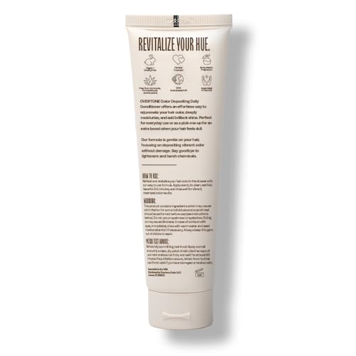 oVertone Marrón Espresso, etiqueta detallada; ingrediente hidratante para cabello suave