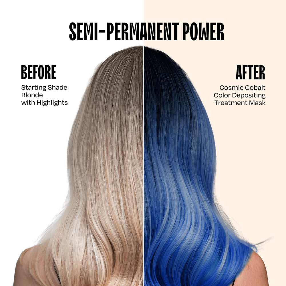 oVertone Cosmic Cobalt – Crème colorante nourrissante qui dépose la couleur en douceur