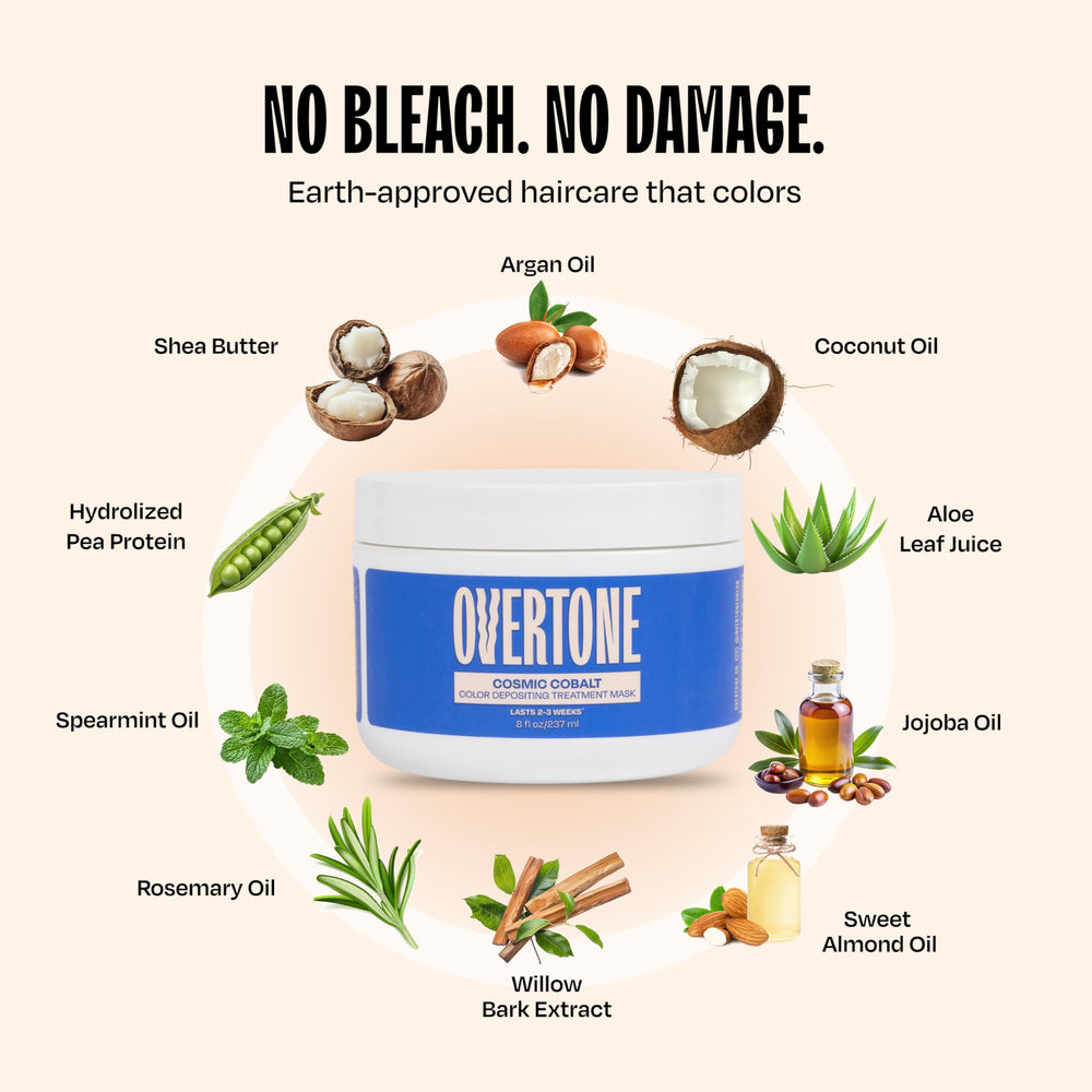 oVertone Cosmic Cobalt – Résultats variables selon la base et les soins
