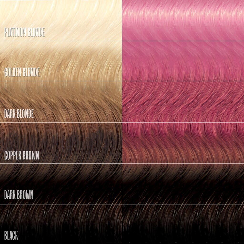 oVertone Cotton Candy Pink, pelo texturado obtiene brillo y color duradero.