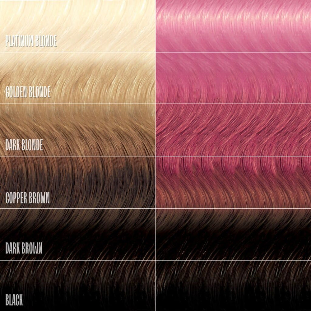 oVertone Cotton Candy Pink, pelo texturado obtiene brillo y color duradero.