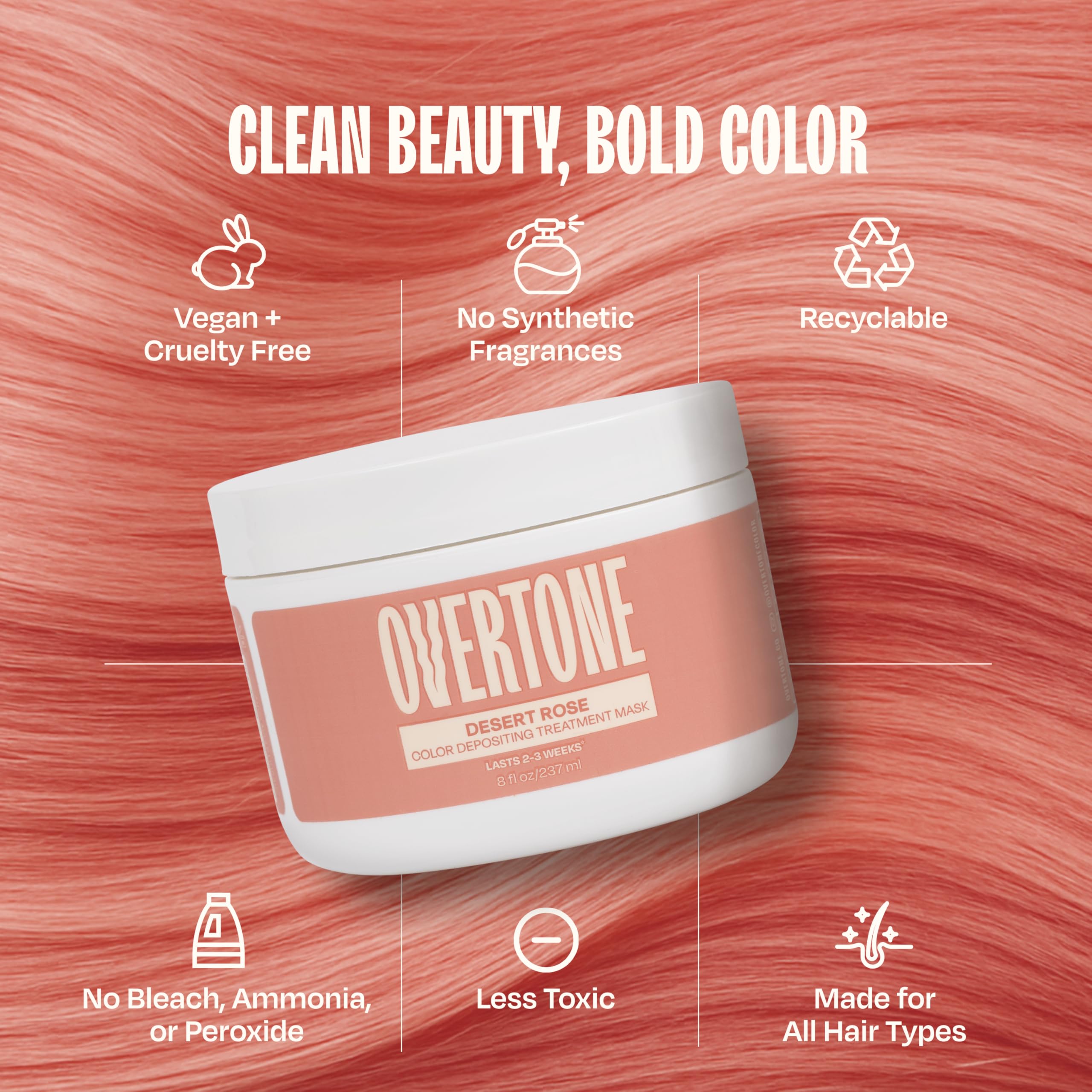 oVertone Desert Rose: manteca de karité y aceites para hidratación.