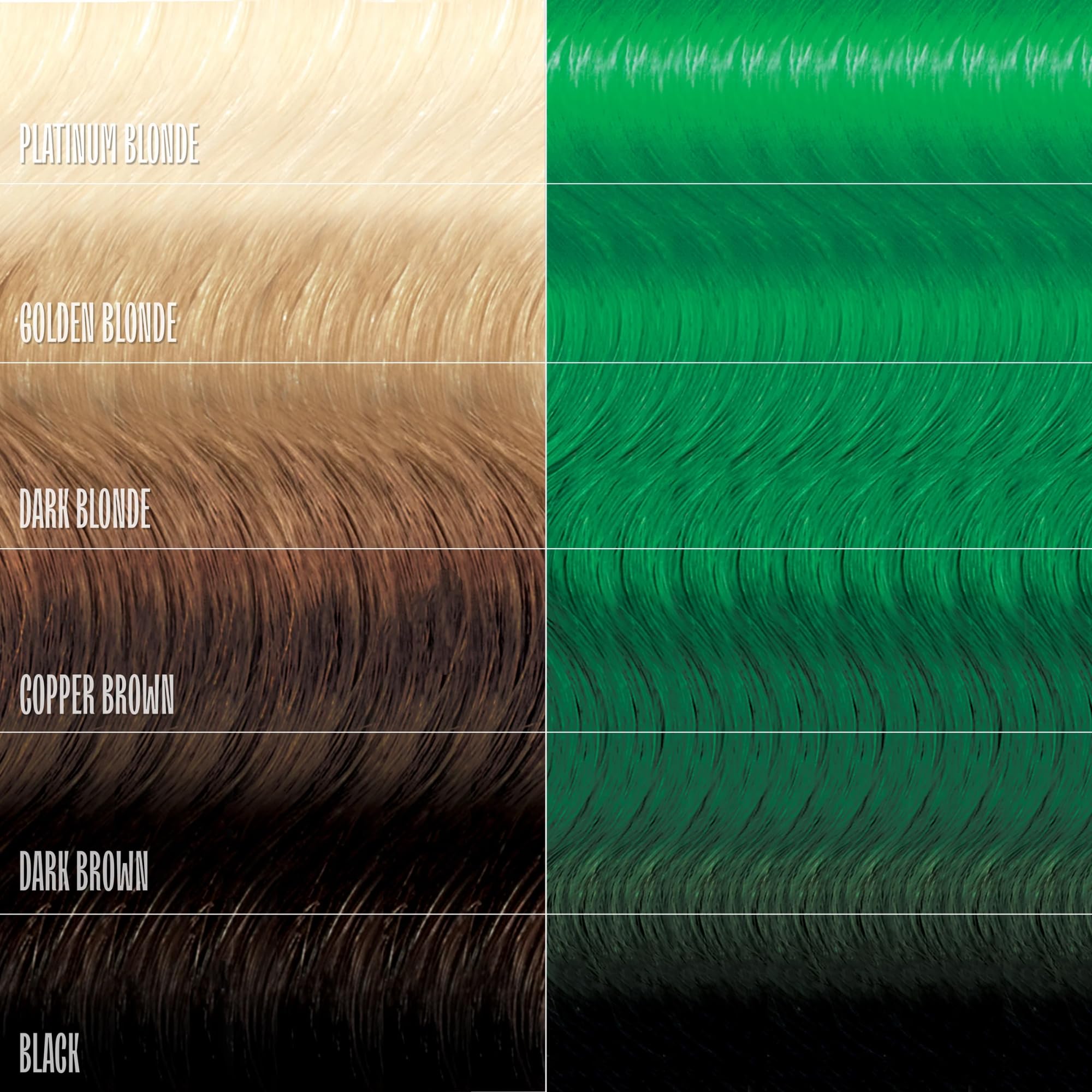 overtone Esmeralda Envy cabello de todo tipo listo para color