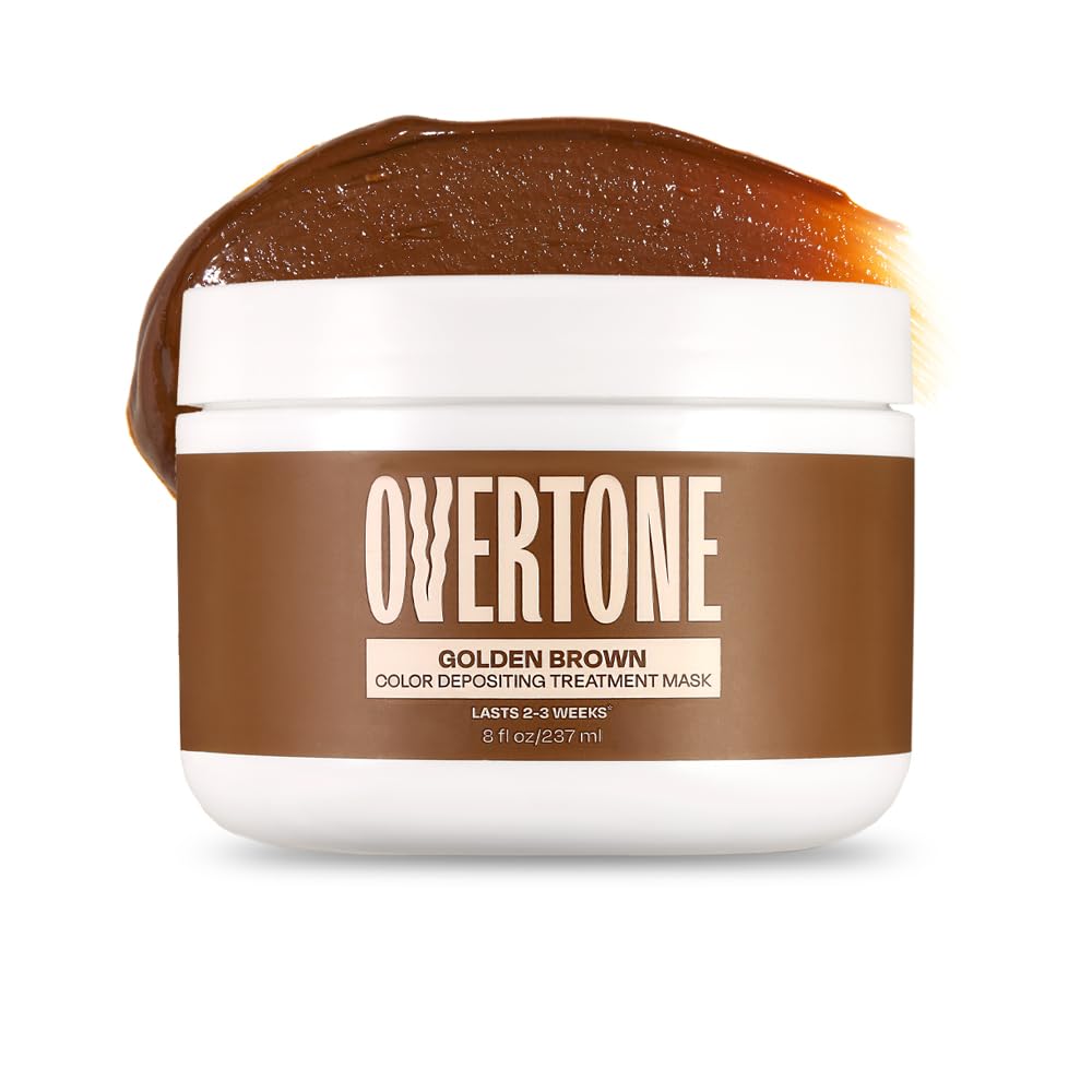 Overtone Golden Brown flacon couleur semi-permanente nourrissante.