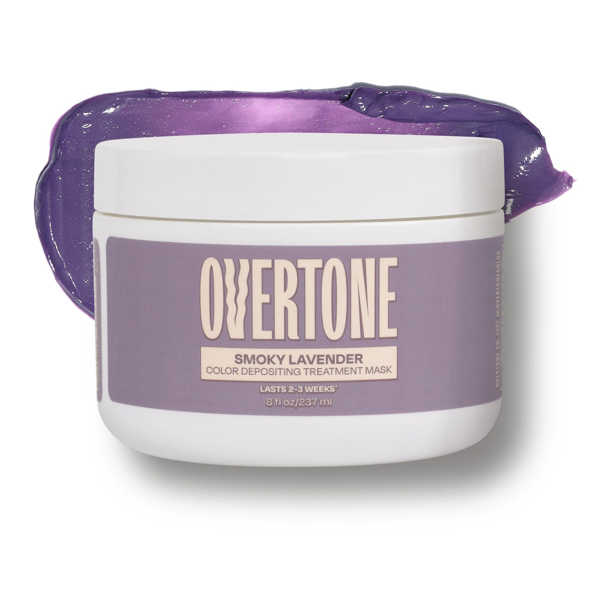 oVertone lila ahumado botella: color vibrante y brillo suave para el cabello