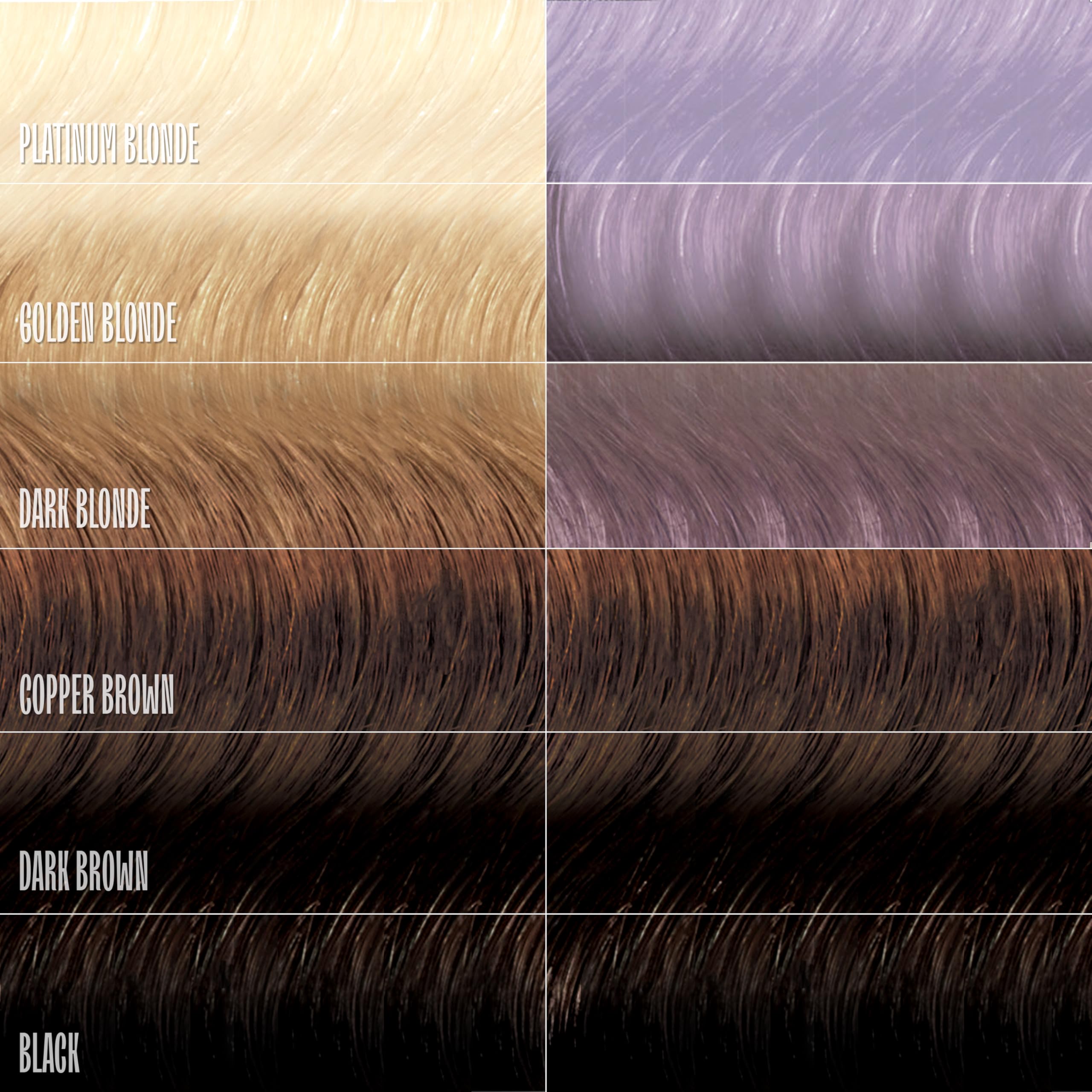 oVertone lila ahumado tonos pastel: mejor en cabellos claros, tono suave