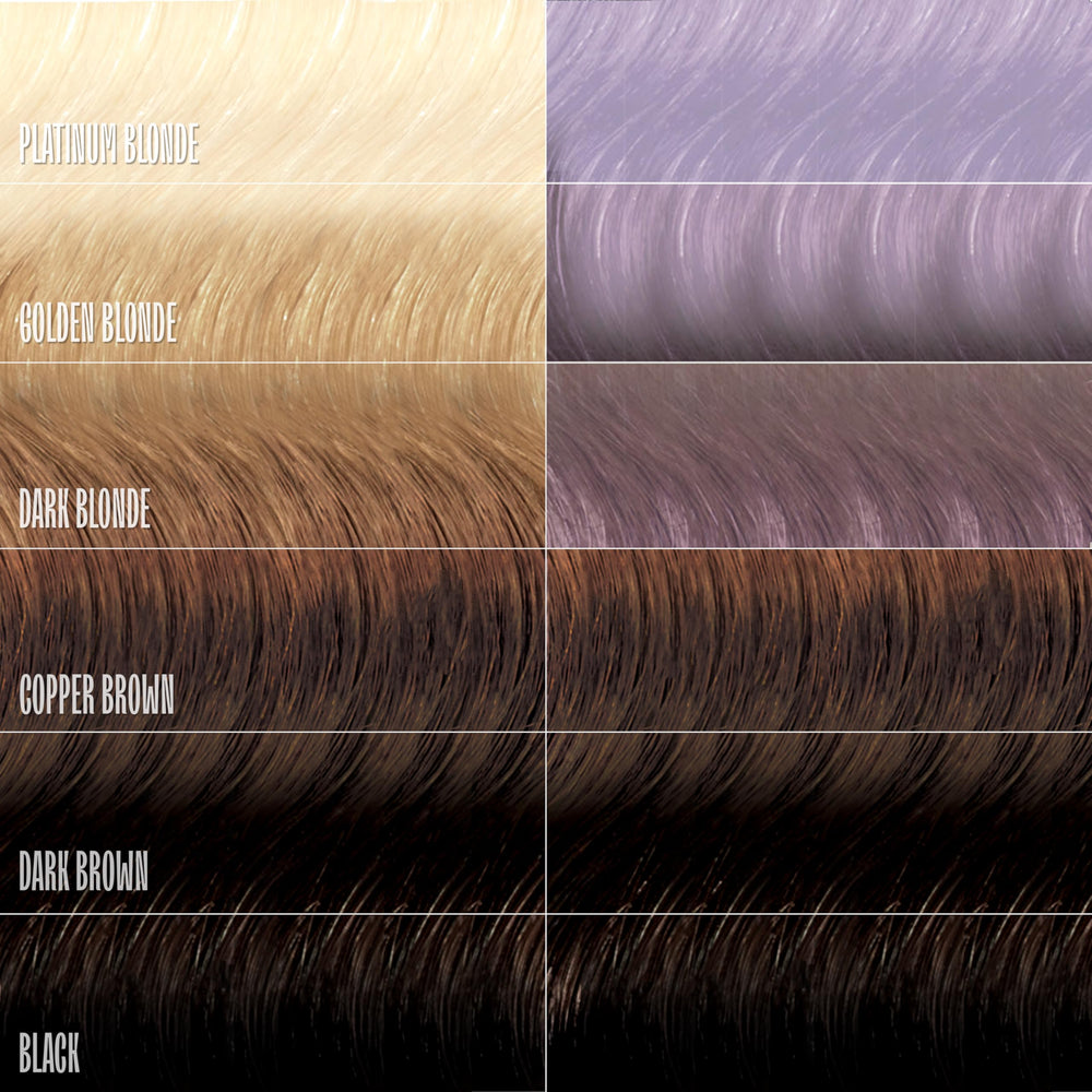 oVertone lila ahumado tonos pastel: mejor en cabellos claros, tono suave