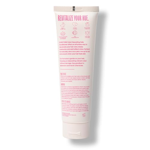 oVertone Magenta Majesty: aplicación en ducha para color diario sin amoniaco