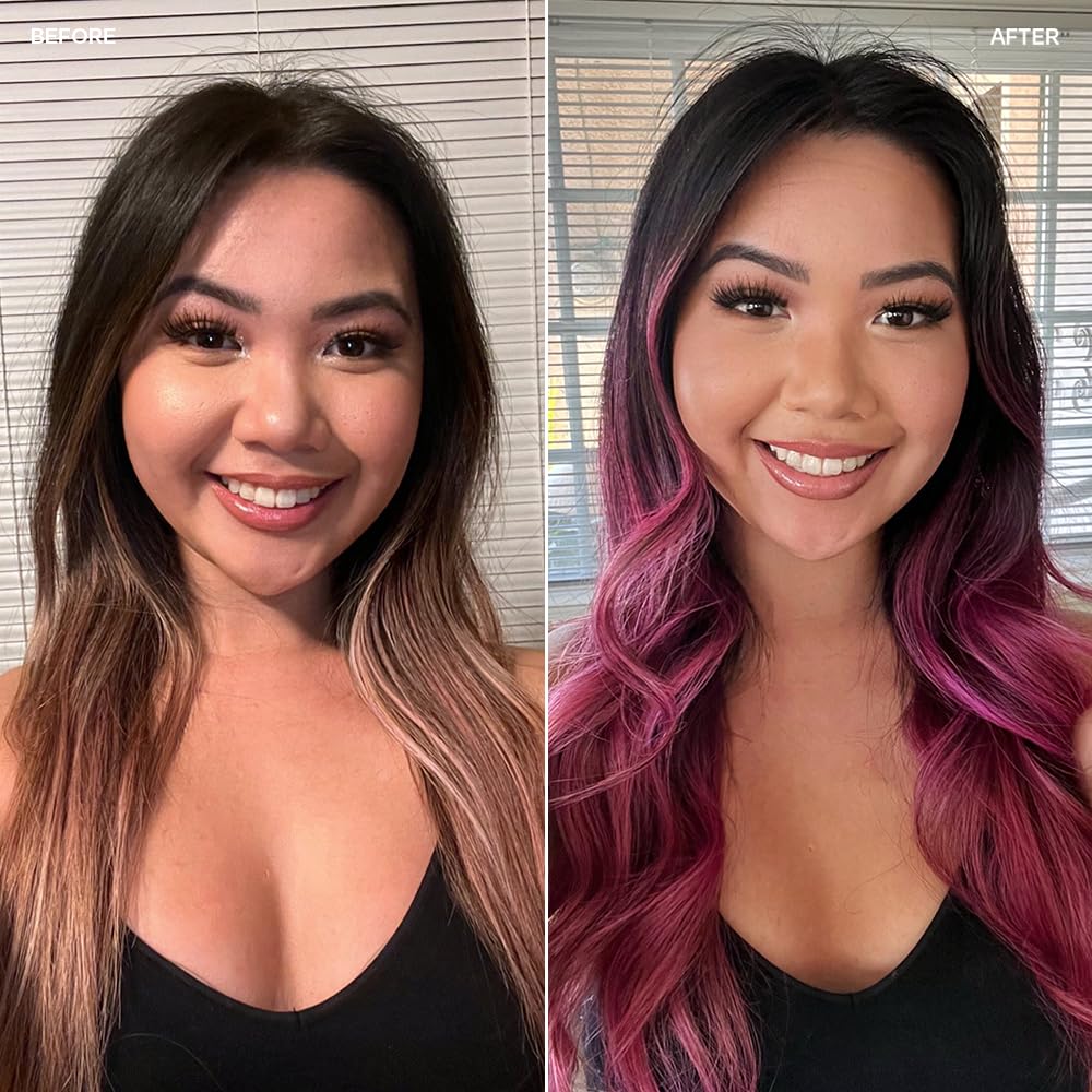 oVertone Magenta Majesty: textura ligera que no pesa el cabello