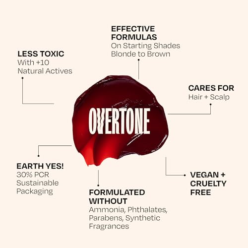 overtone magenta matin cheveux secs: application facile.