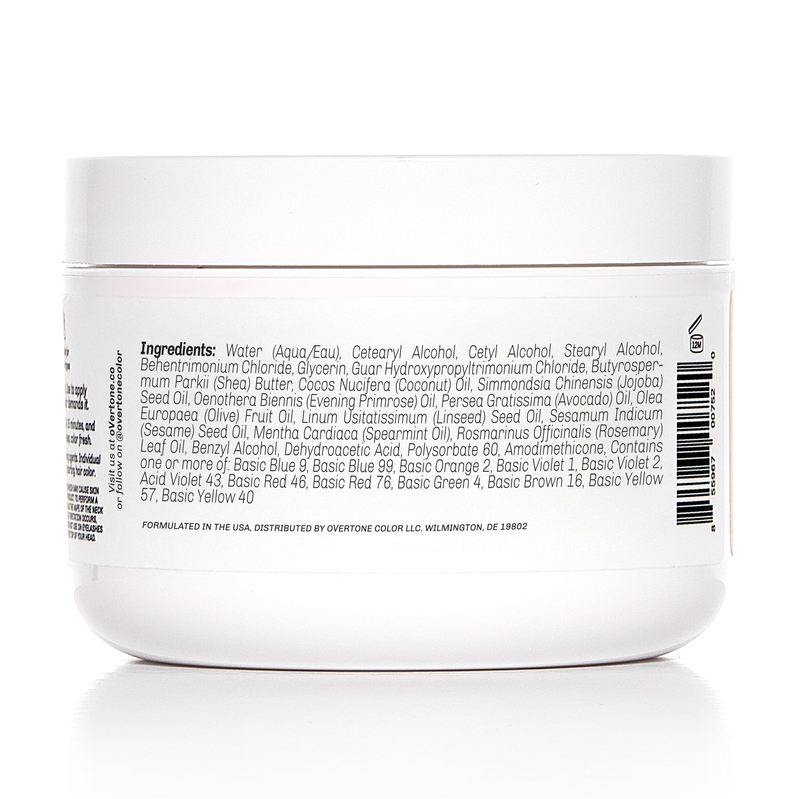 overtone masque colorant nourrissant cheveux.