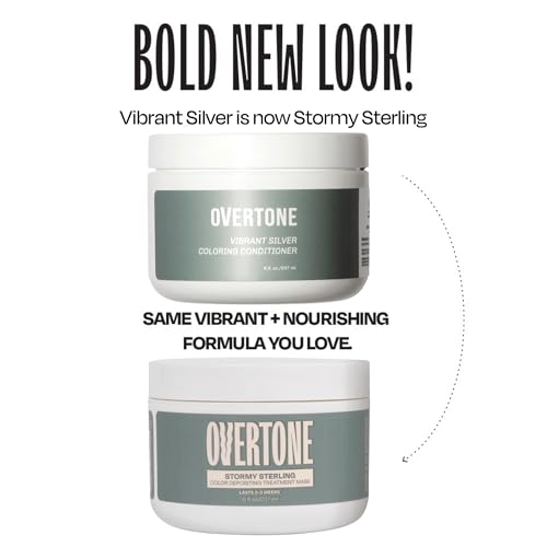 oVertone Stormy Sterling pot du masque nourrissant prêt à l emploi pour coloration