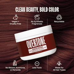 oVertone textura mascarilla color: hidratación suave que deposita color de forma uniforme.