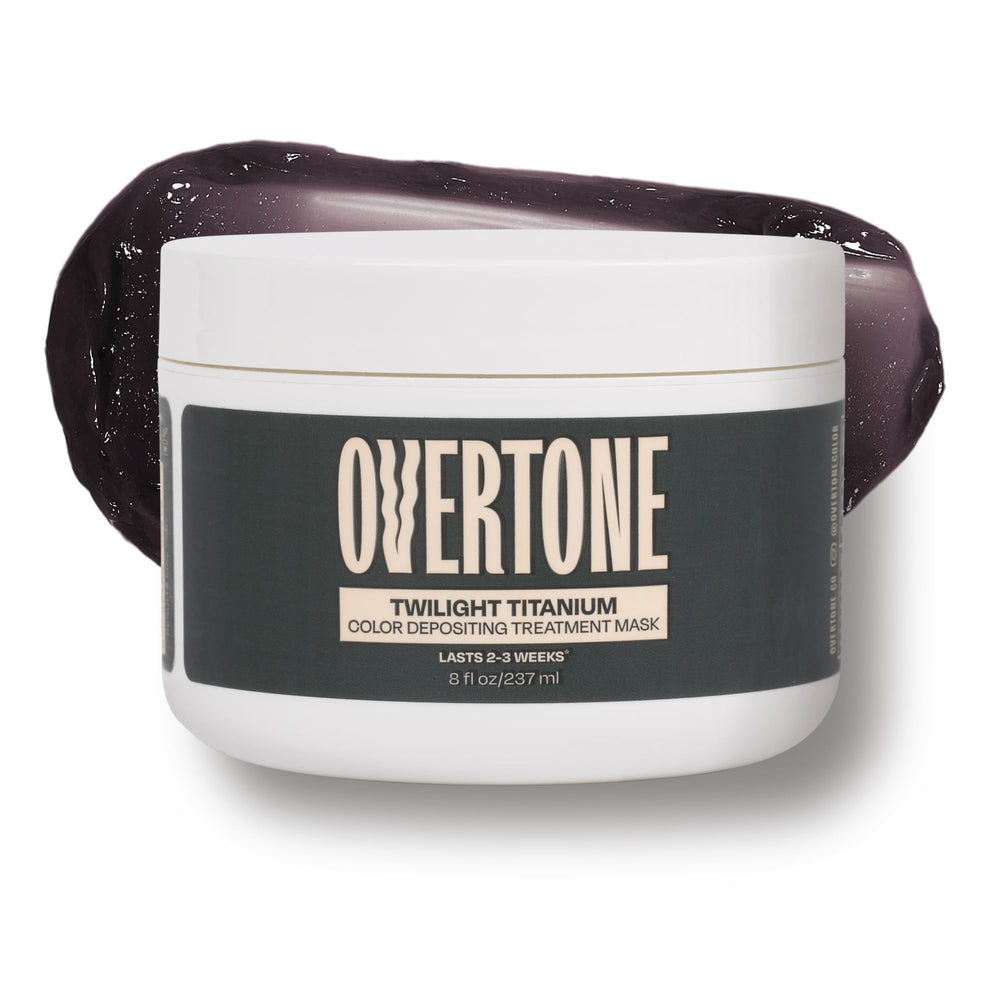 oVertone Twilight Titanium, bote de aplicación para coloración suave y duradera.