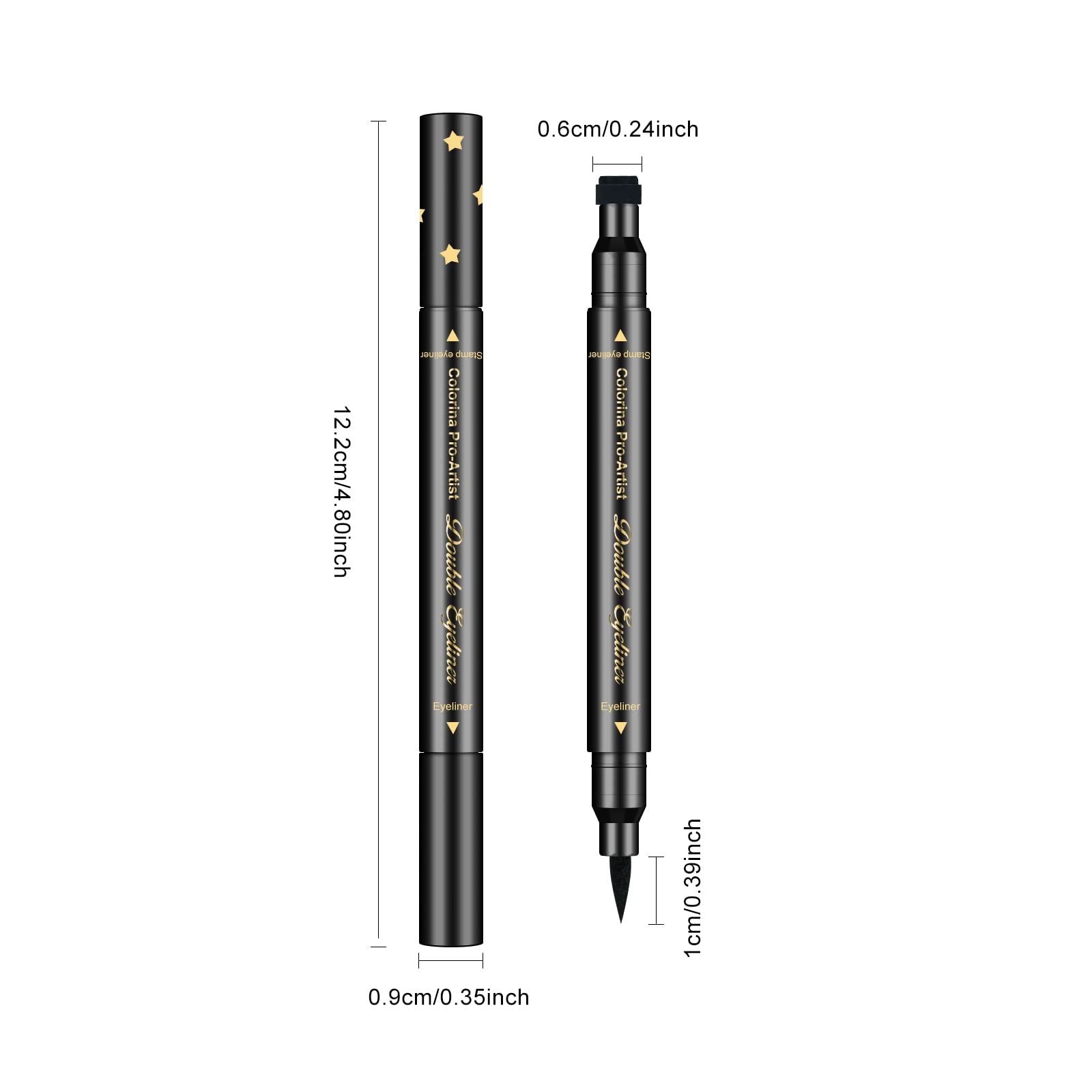 Ownest juego delineador doble, práctico y compacto para llevar en cualquier bolso.