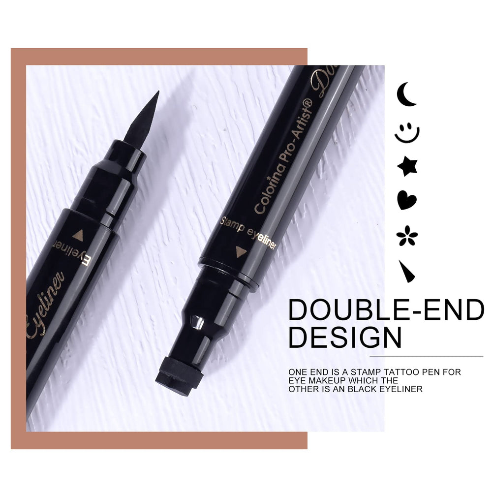 Ownest delineador doble extremo con sello corazón, realza la mirada con detalle suave.