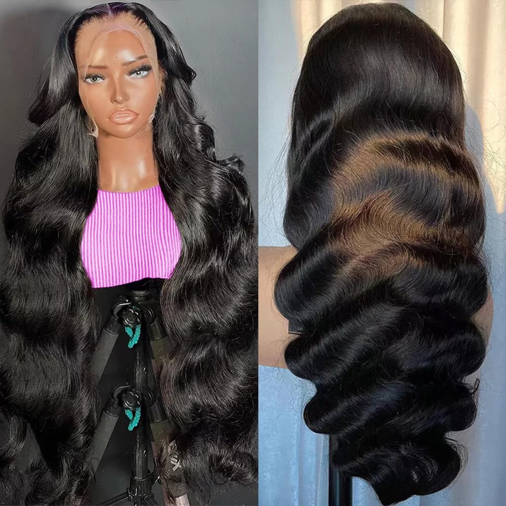 OWNROSE cabello brasileño virgen, onda natural de cuerpo con densidad 200% para volumen.