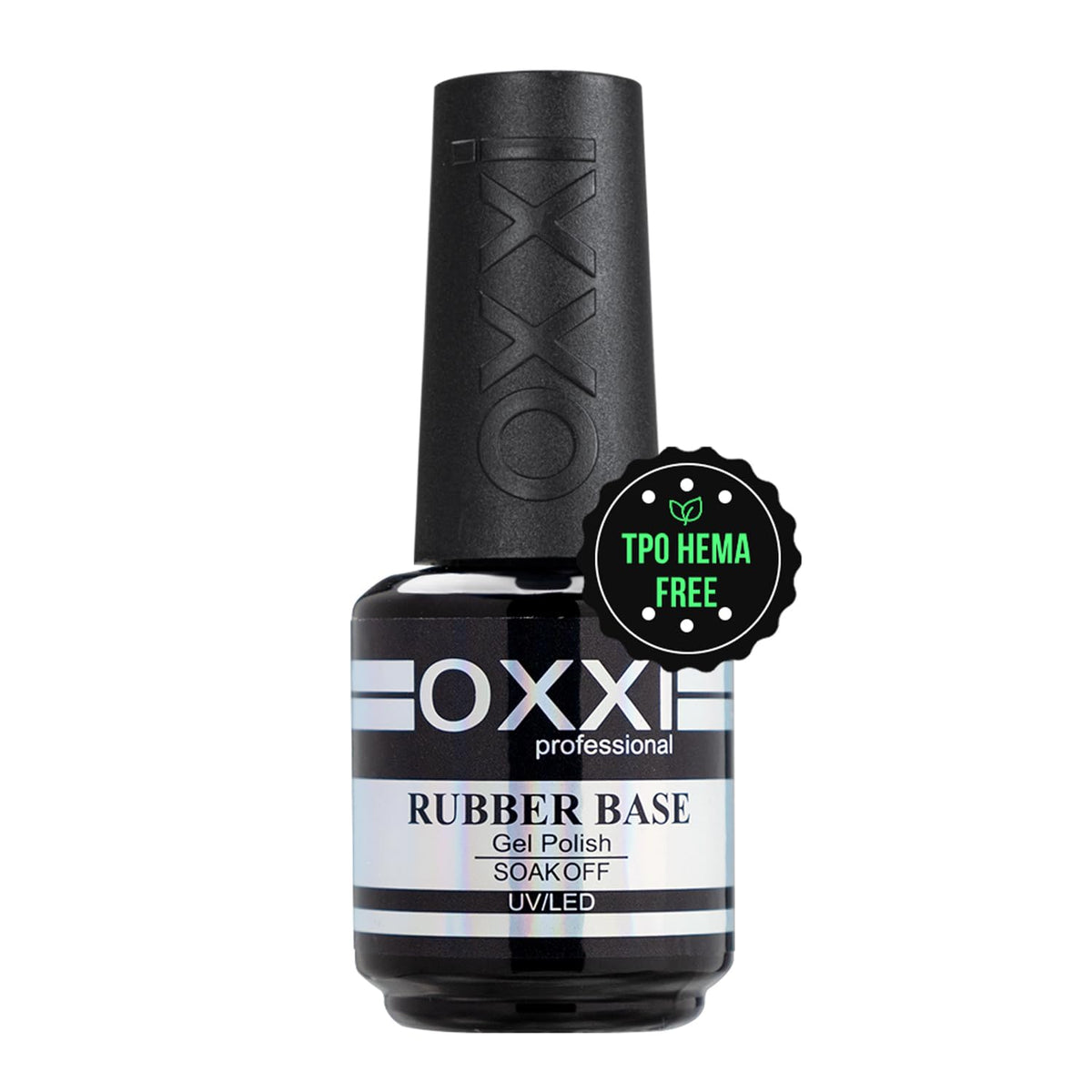 OXXI Professional Base Gel: aplicación suave en la uña para adherencia óptima.