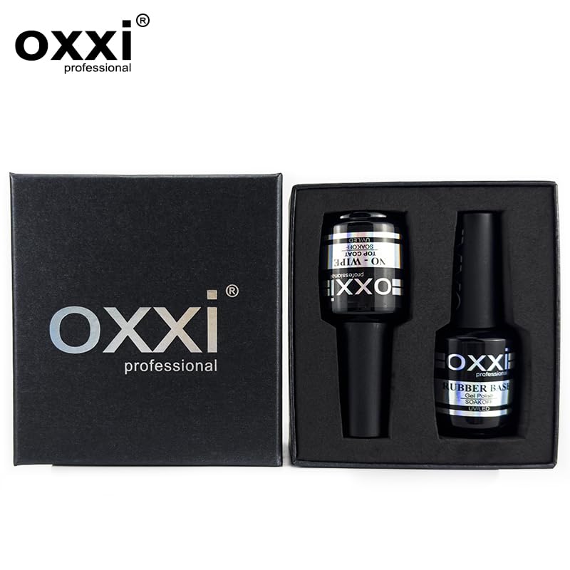 OXXI Professional capa superior sin limpiar, brillo duradero para uñas.