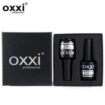 OXXI Professional capa superior sin limpiar, brillo duradero para uñas.
