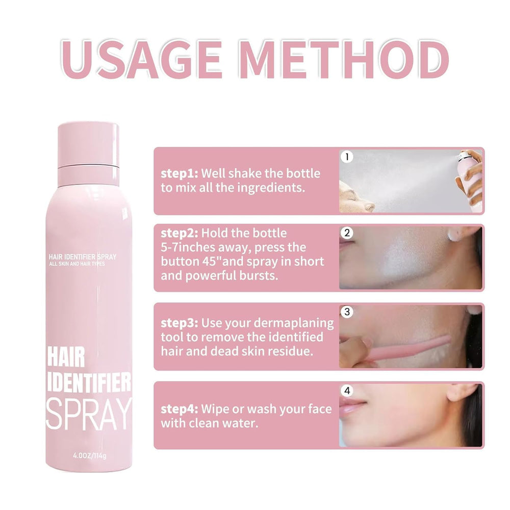 Botanical extracts in OYB spray support skin care during identification.