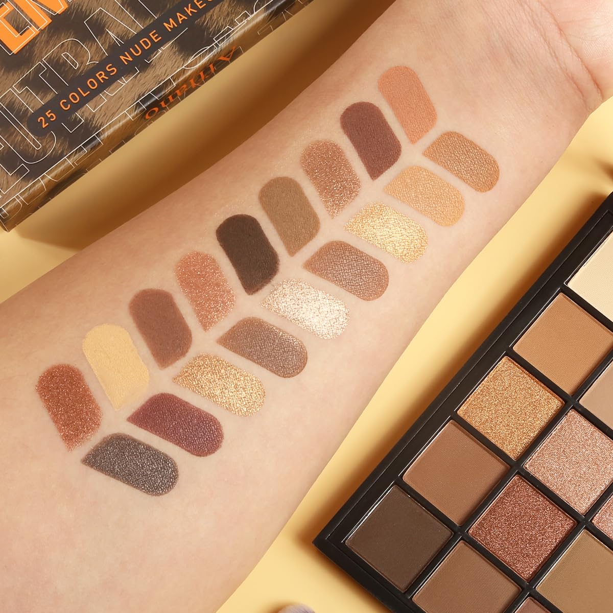 oygcee sombras tono avellana para ojos marrón