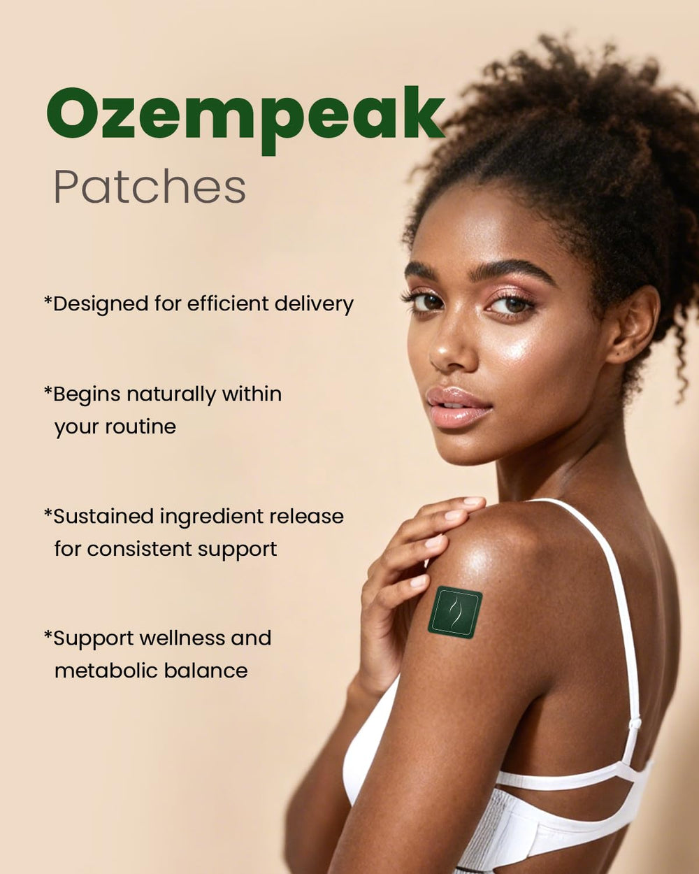 Ozempeak mezcla botánica, ingredientes naturales para calma sensorial.