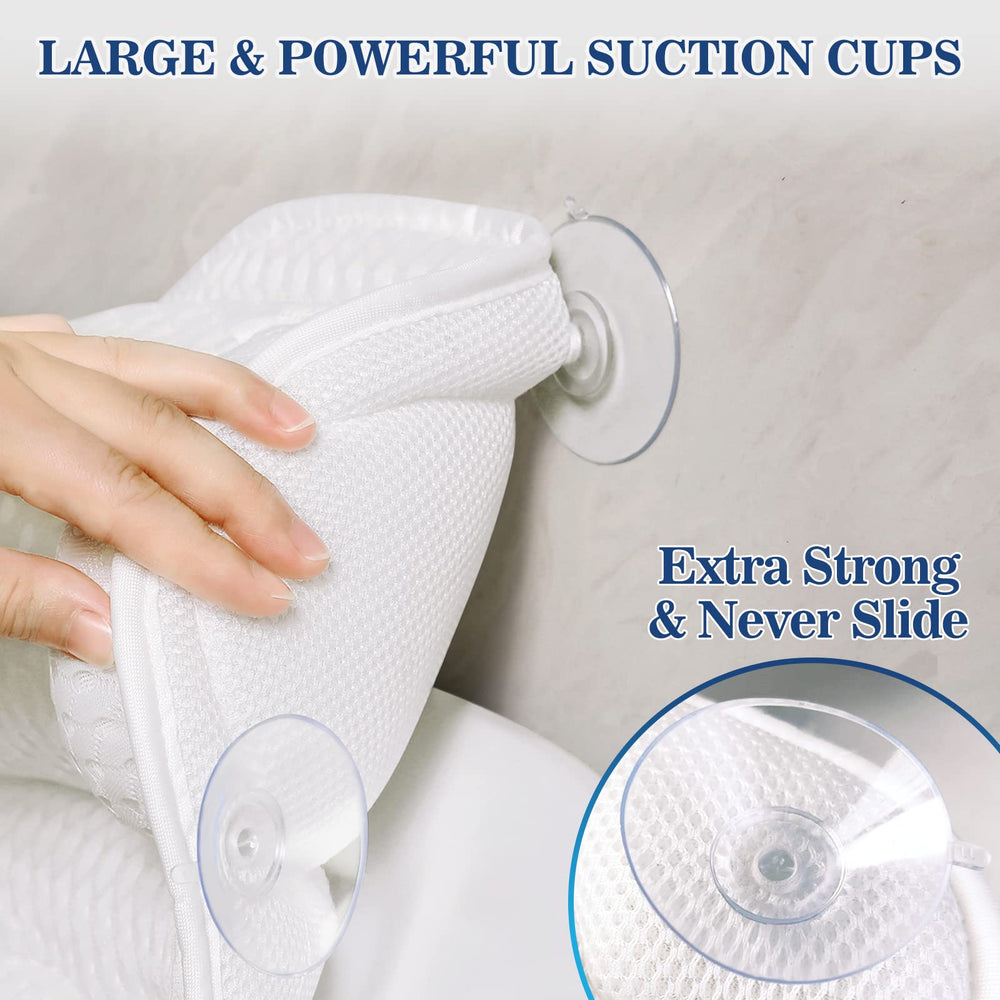 Almohada de baño Ozyalo, compatible con la mayoría de tinas.