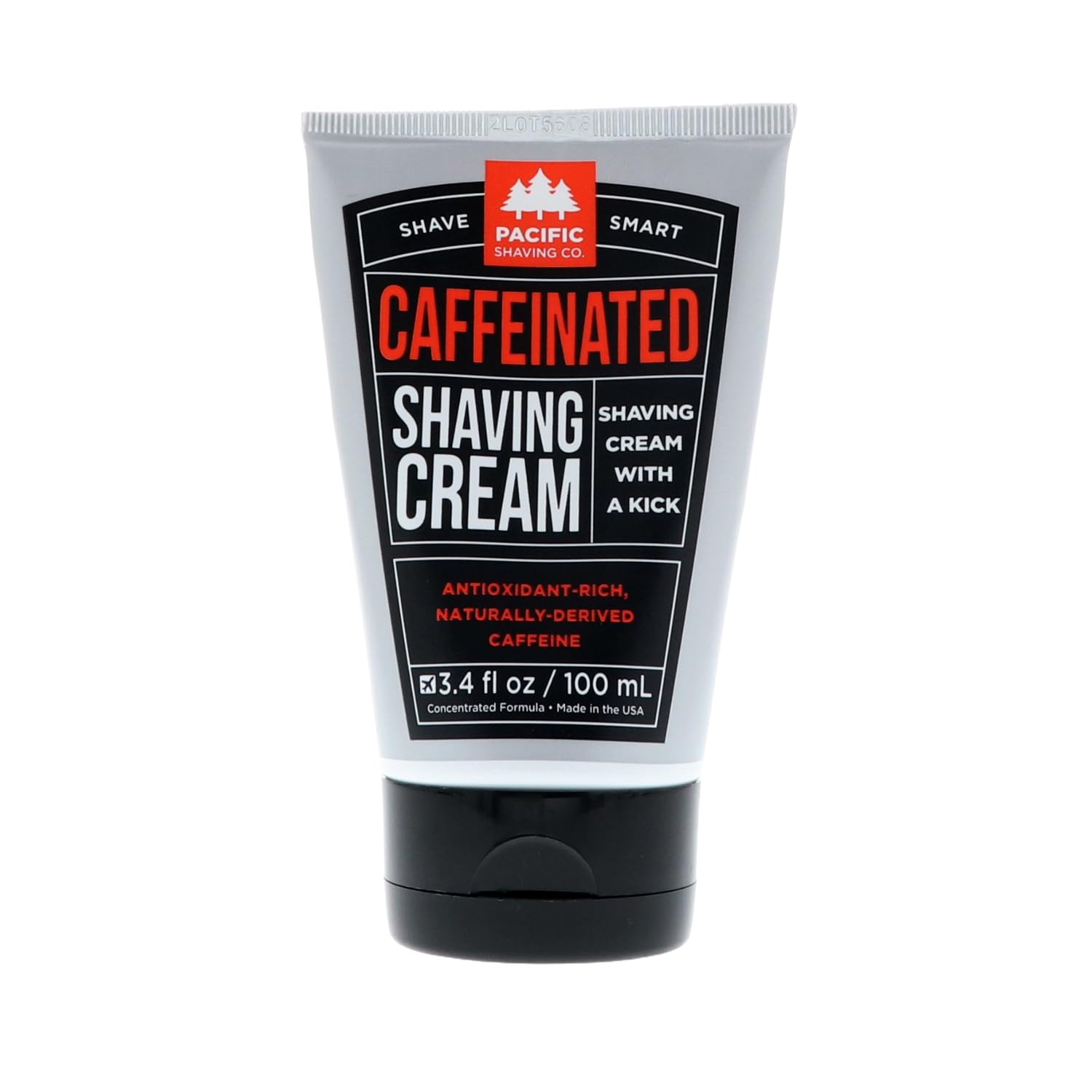 Pacific Shaving Company crema afeitar cafeinada envase-espuma: espuma vigorizante para la mañana