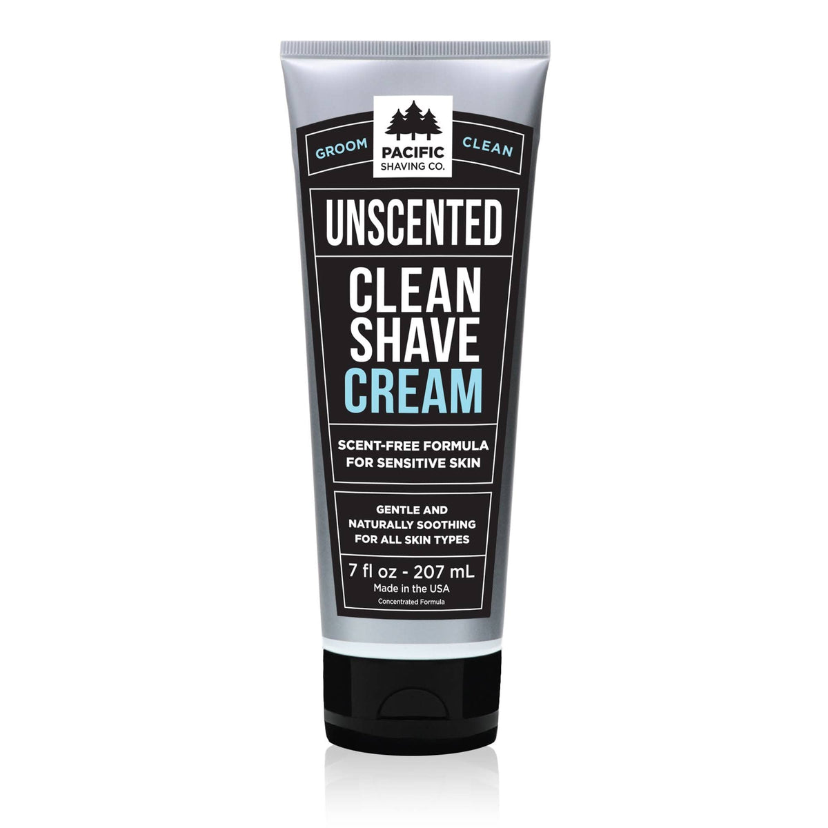 Pacific Shaving Company crema limpia de afeitar con mantequilla de karité para piel sensible