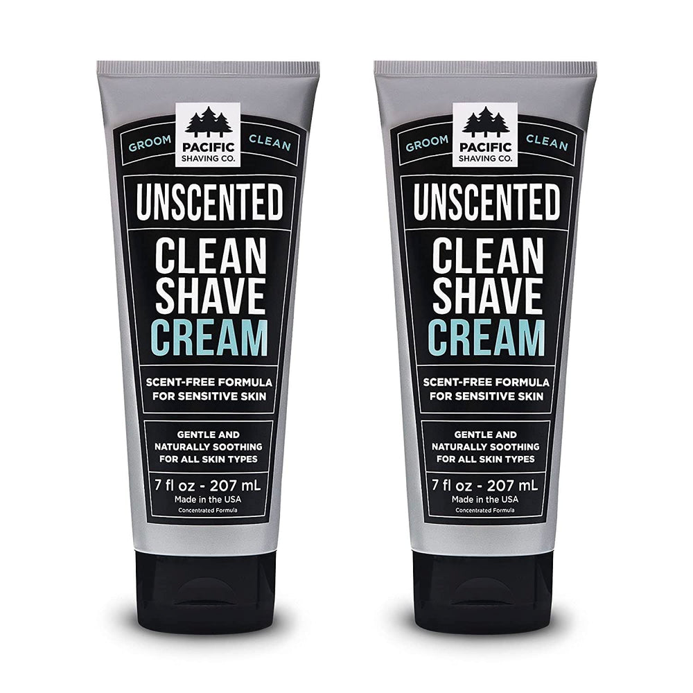 Pacific Shaving Company crema de afeitar con manteca de karité y vitamina E, hidratación suave