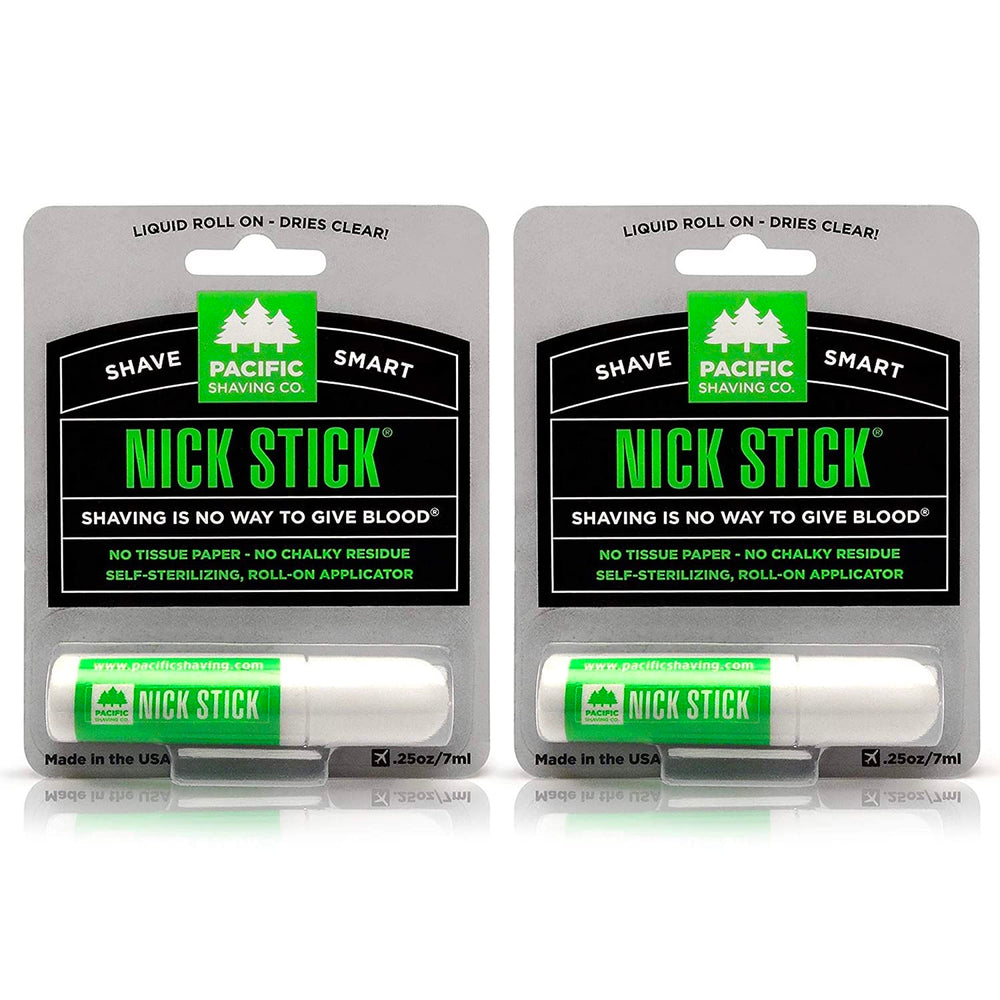 Nick Stick de Pacific Shaving, aplicador roll-on para cortes pequeños, secado rápido.