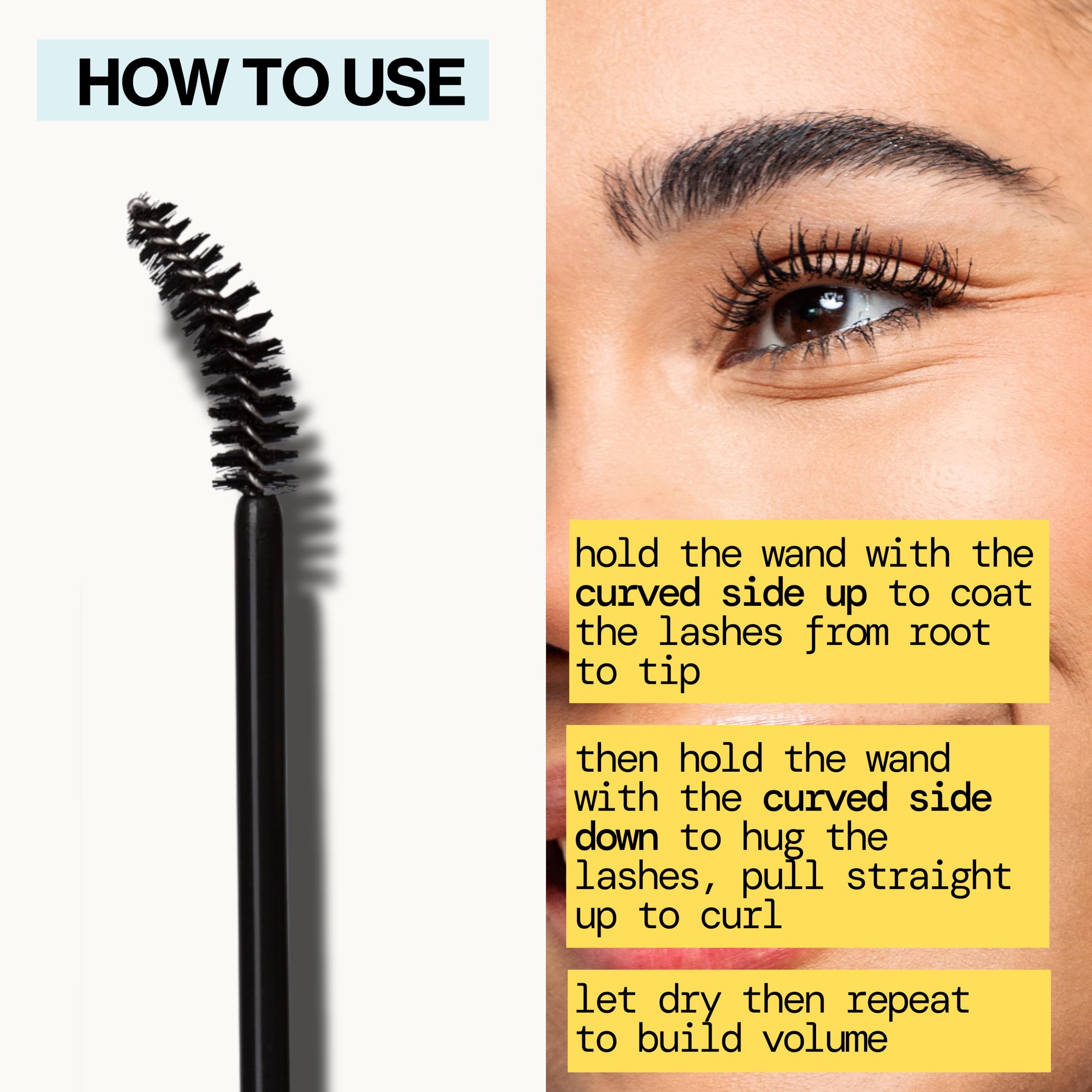 Pacifica Activist Curling Mascara, resina vegetal para fijar el rizo de pestañas.
