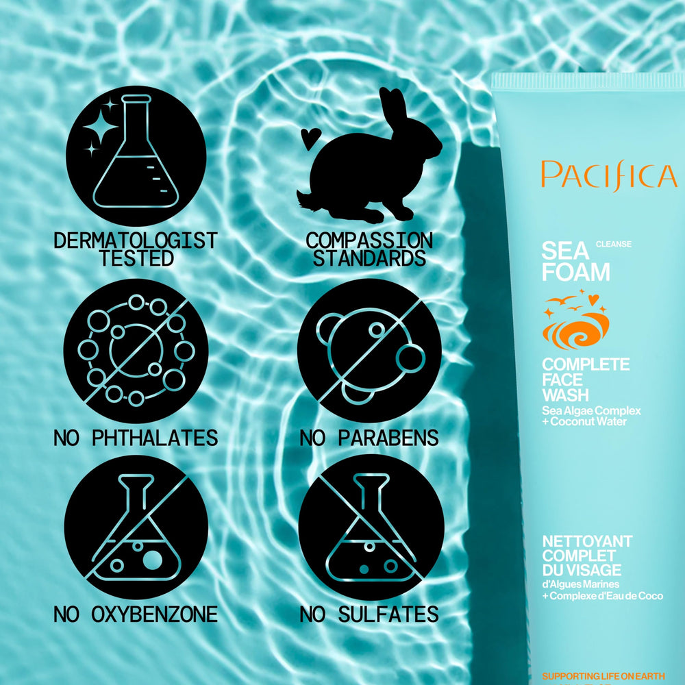 Pacifica aloe vera y aceite de coco calman y suavizan.