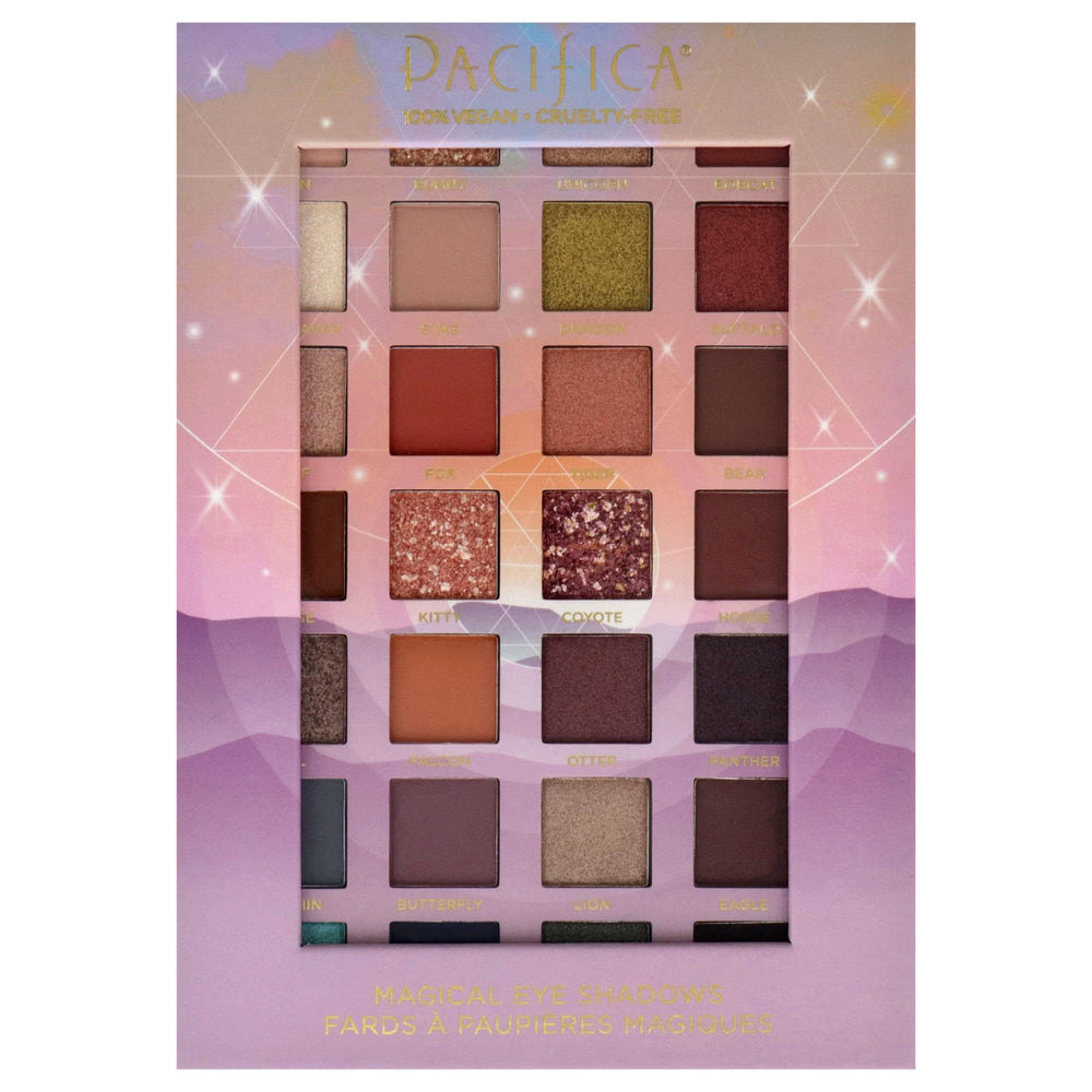 Paleta Pacifica Animal Magic con pigmentos minerales y tonos intensos para looks