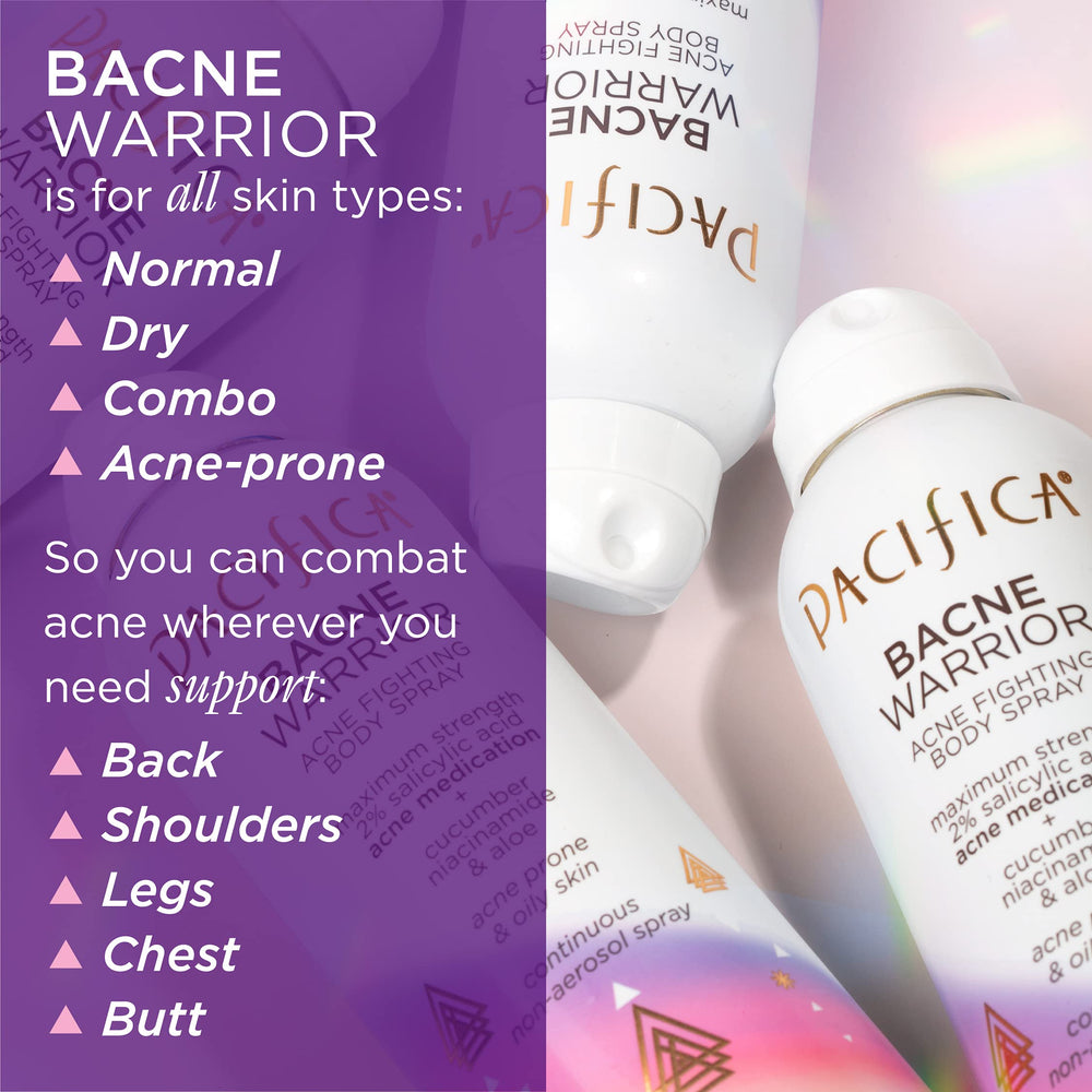 Pacifica Bacne Warrior textura-piel-mejora: sensación más suave