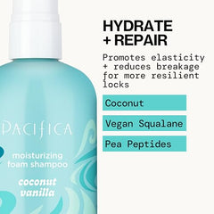 Pacifica coco-vainilla aroma tropical; ducha revitalizante