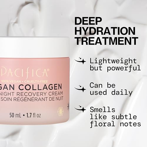 Textura rica de la crema nocturna para piel suave y nutrida.