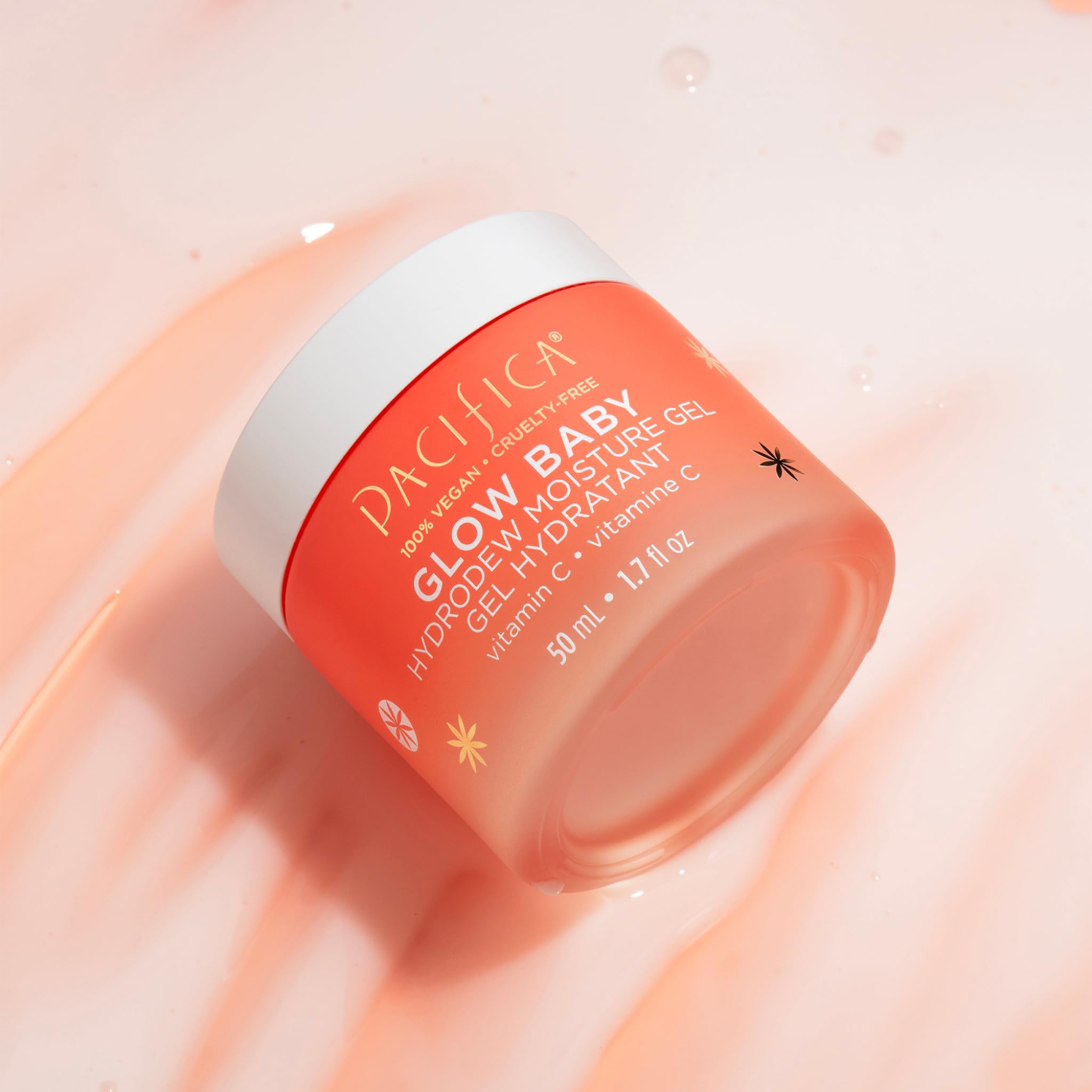 Pacifica Glow Baby Hydrodew Gel, aloe vera para confort de la piel.