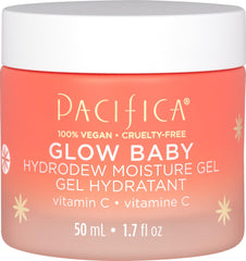 Pacifica Glow Baby Hydrodew Gel en botella para una piel más luminosa.
