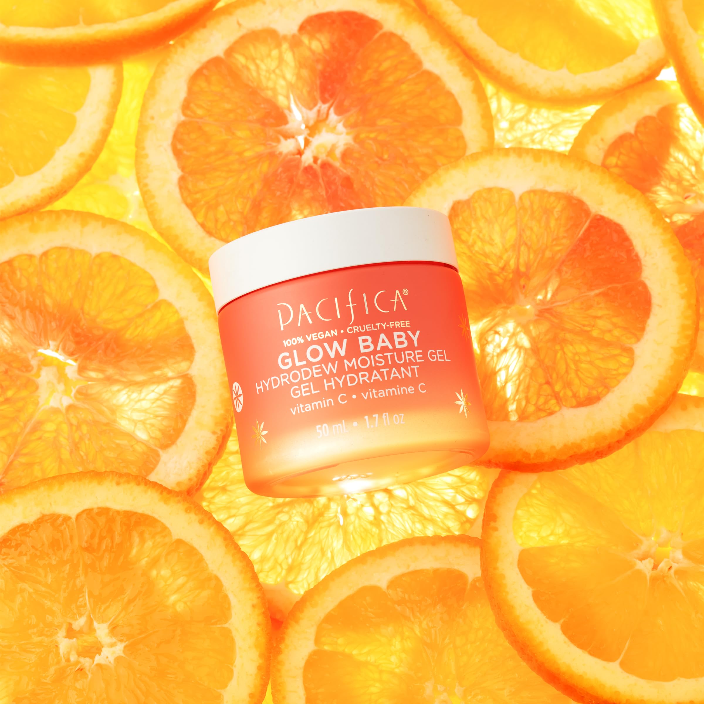 Pacifica Glow Baby Hydrodew Gel, textura ligera para piel mixta o grasa.