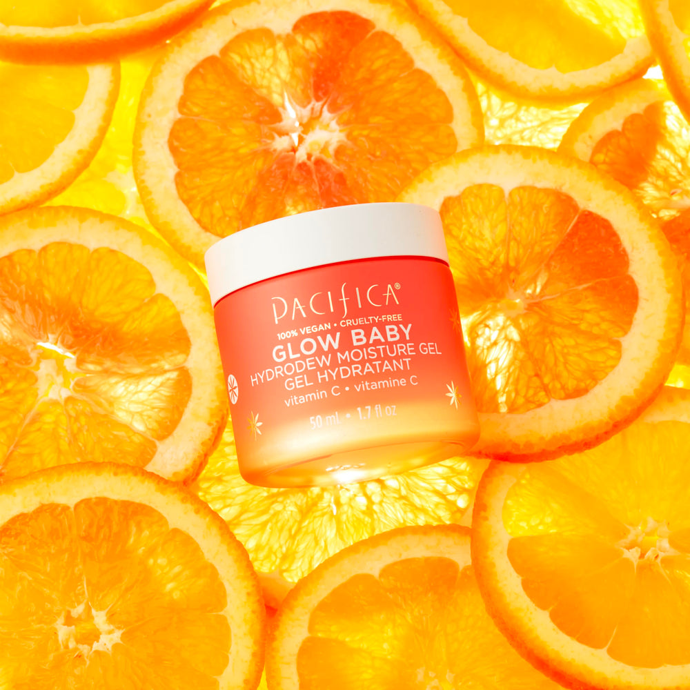 Pacifica Glow Baby Hydrodew Gel, textura ligera para piel mixta o grasa.