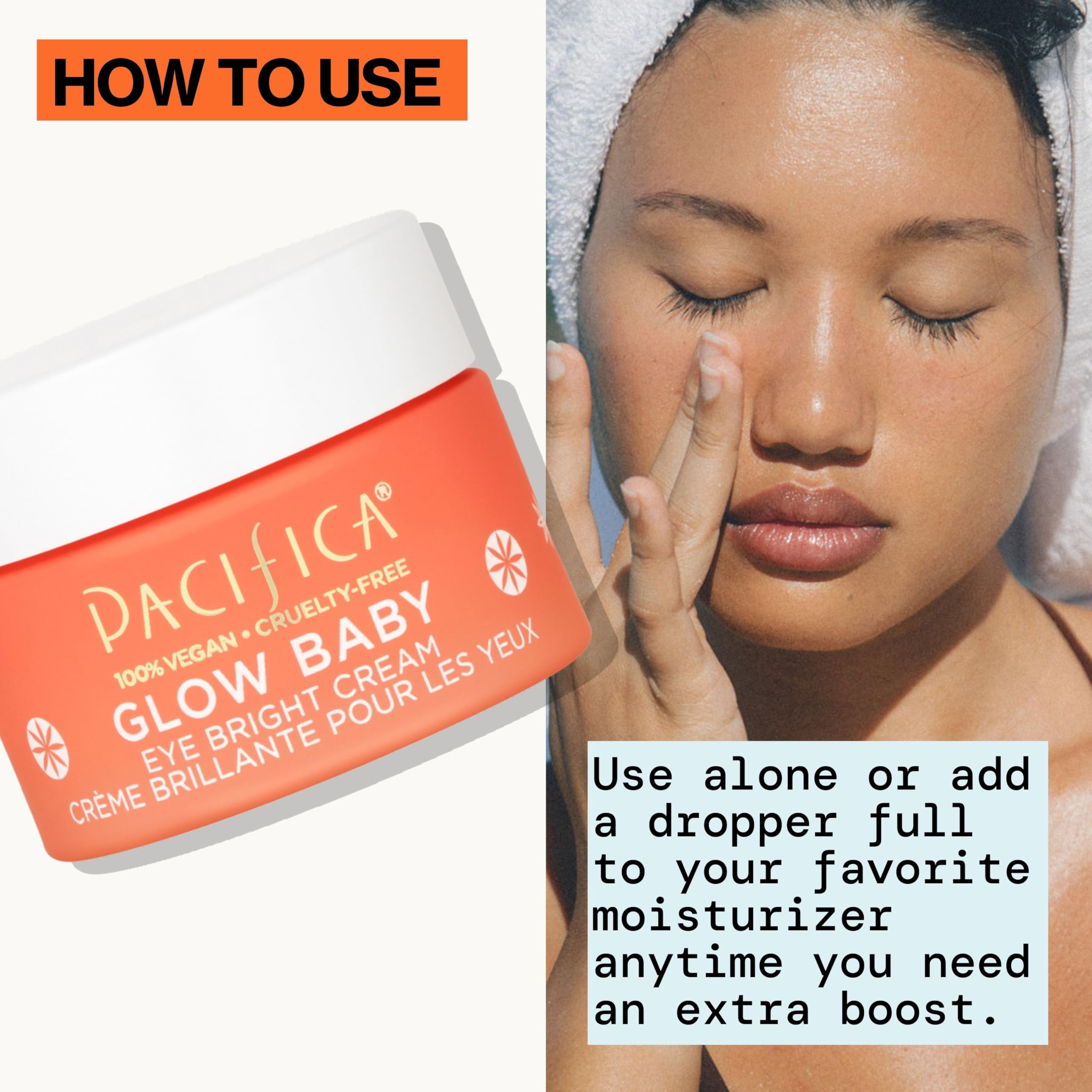 Pacifica Glow Baby Embalaje Hermético: mantiene la frescura de los ingredientes.
