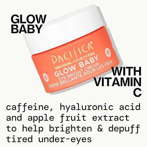 Pacifica Glow Baby Vitamina C ojos: combate sombras leves y tono más uniforme.