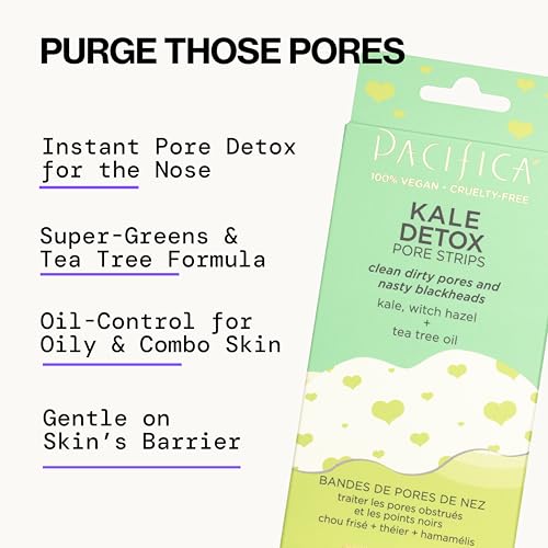 Tira absorbe aceite de Pacifica Kale Detox, control de brillo.