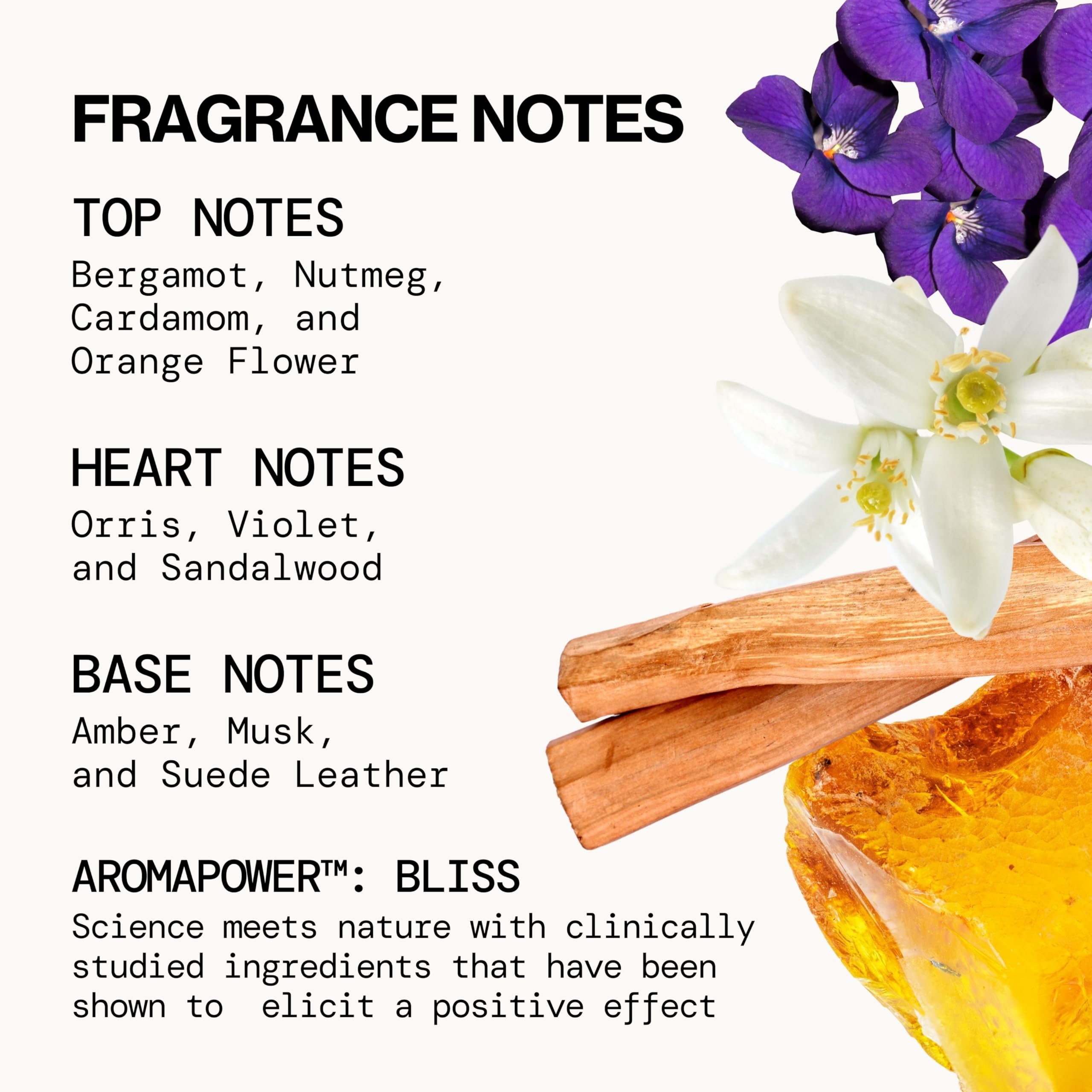 Notas de flor de azahar y naranja para un acorde luminoso